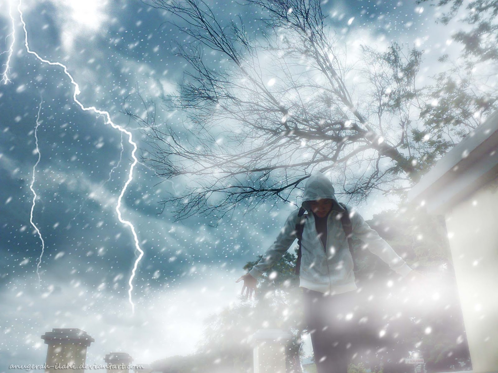 Libby With a "Y" Thunder, Lightning, Snow!