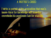 A WRITER'S CREED