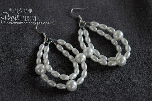 How to Make a Pearl Multi-strands Earrings