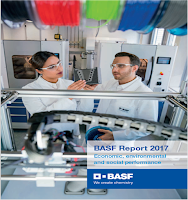 Front page of BASF annual 2017 report