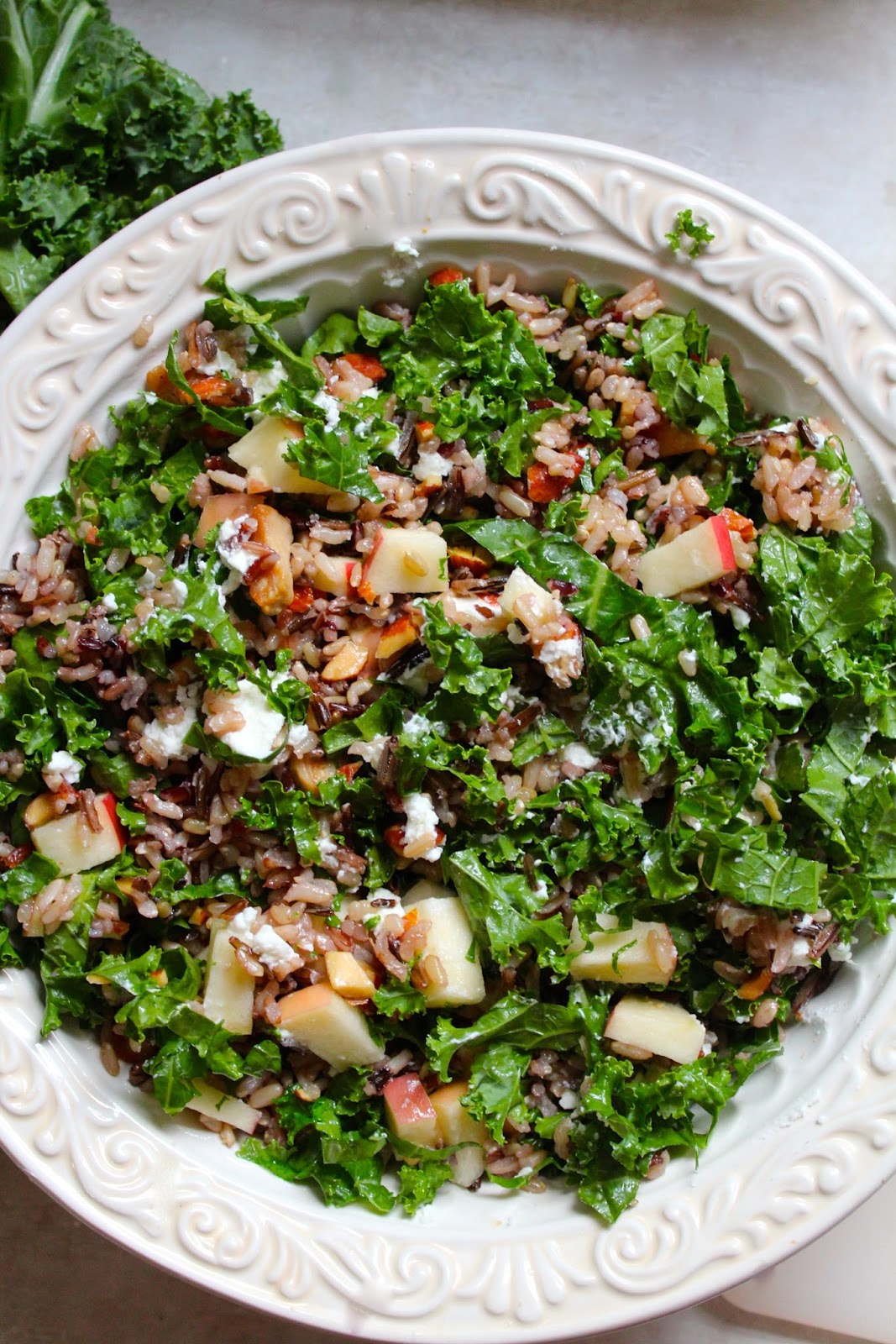 Cubbys Copycat Wild Rice & Kale Salad The Lavender Apple