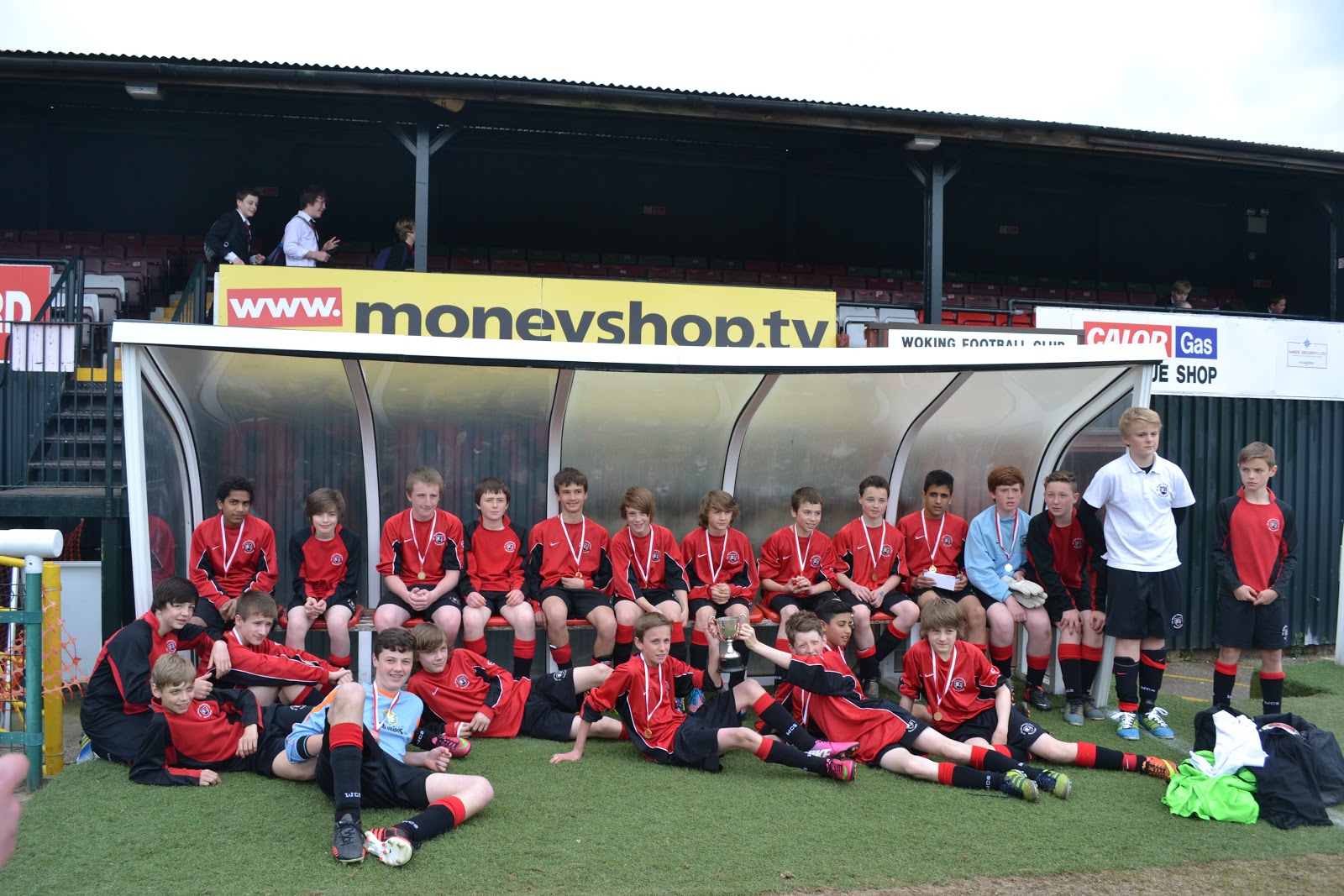 WCSC News Year 8 Boys Winston Churchill VS Salesians District Cup Final Woking FC