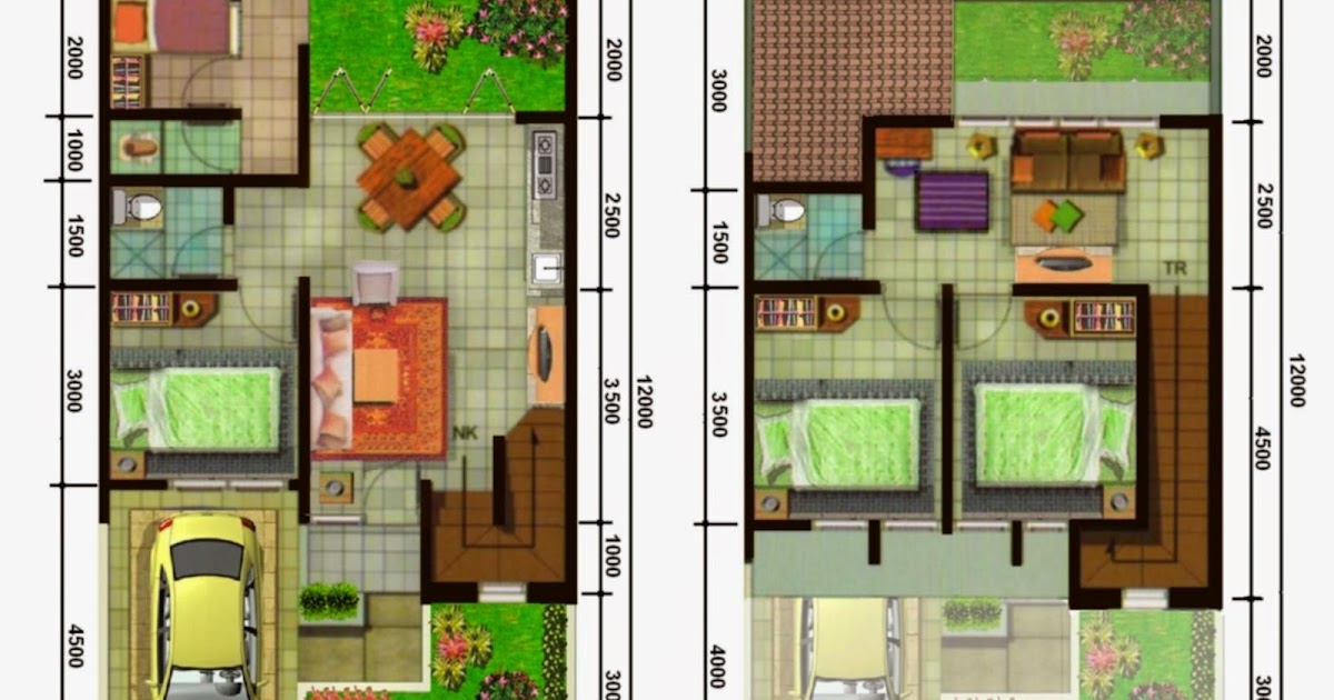 32+ Desain Rumah Minimalis Modern Ukuran 7x12