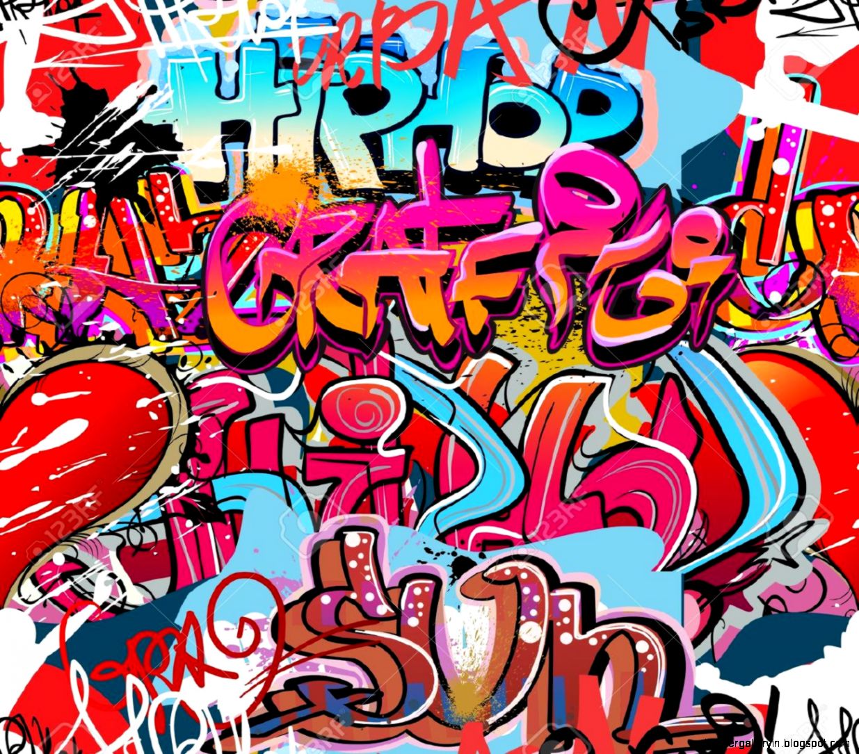Graffiti Urban Hip Hop Creative Wallpaper Wallpaper Gallery