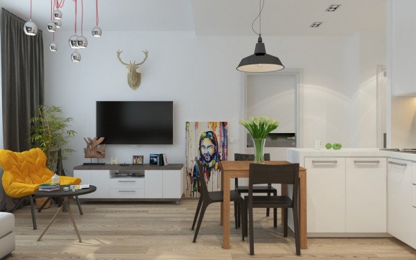 Blog Achados de Decoração. Pequeno apartamento cozinha integrada à sala lindo Blog Achados de Decoração. Pequeno apartamento cozinha integrada à sala lindo