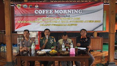 JAGA PERSATUAN DAN KESATUAN WALAUPUN BEDA PILIHAN PADA PILGUB/WAGUB ITU PESAN DANRAMIL 20/PLUPUH