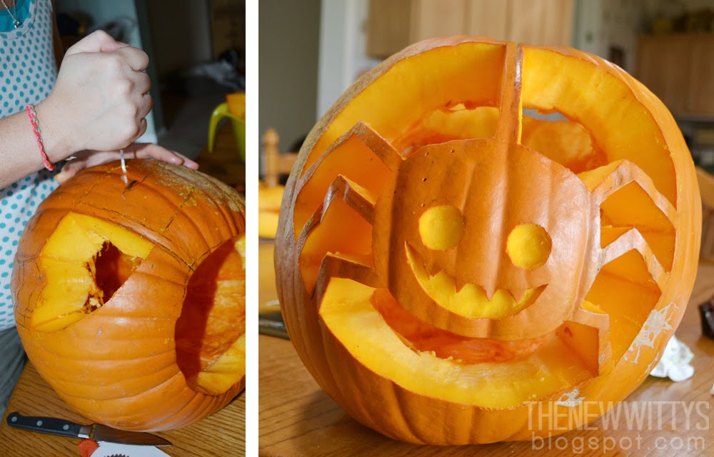 pumpkin carving + cupcake making - The New Wittys