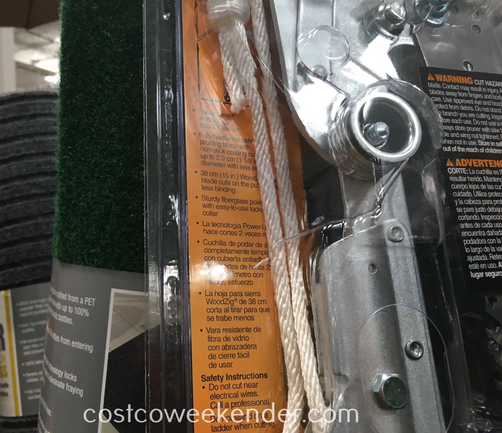 Fiskars Telescoping Tree Pruner with Saw Attachment Costco Weekender