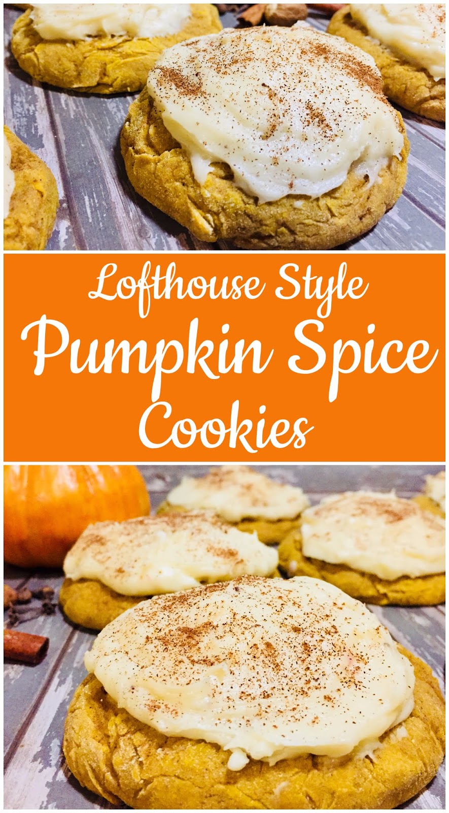 Lofthouse-Style Pumpkin Spice Cookies