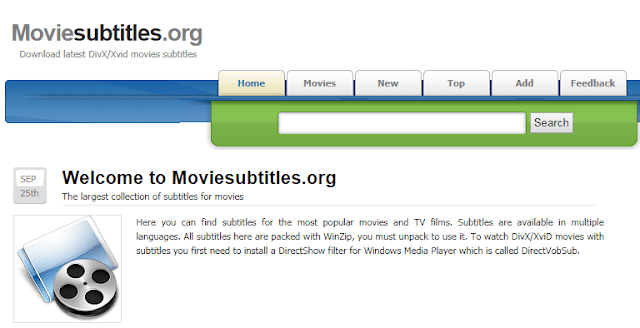 10 Situs Download Subtitle Film Terlengkap dan Terbaik 10 Situs Download Subtitle Film Terlengkap dan Terbaik