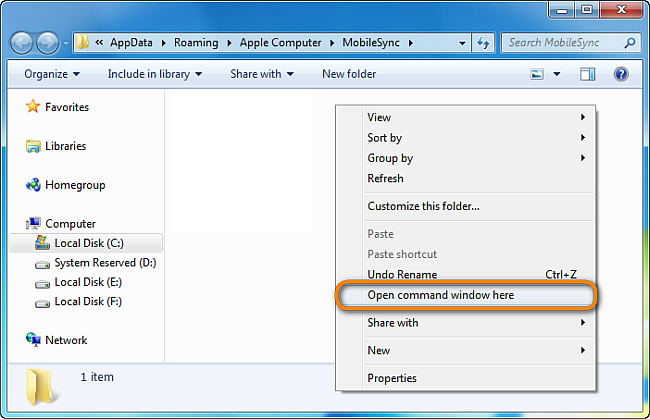 IPhone Contacts How To Move ITunes Backup Folder To Another Drive 
