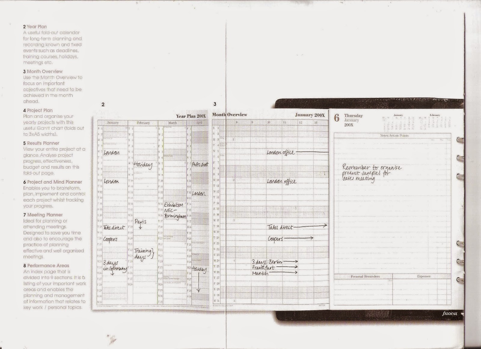 Philofaxy Filofax Time Management Catalogue 20067