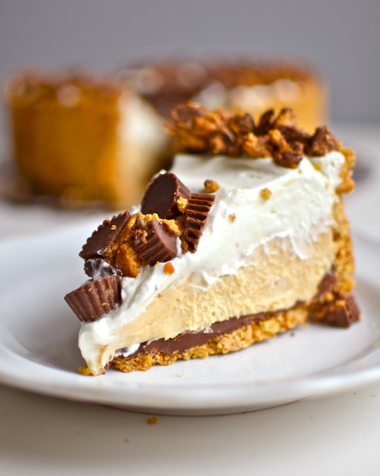 Yammie's Noshery Deep Dish Peanut Butter Pie with Chocolate Covered