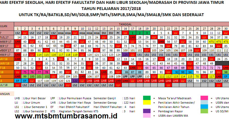 download kalender pendidikan 2013 jawa timur excel
