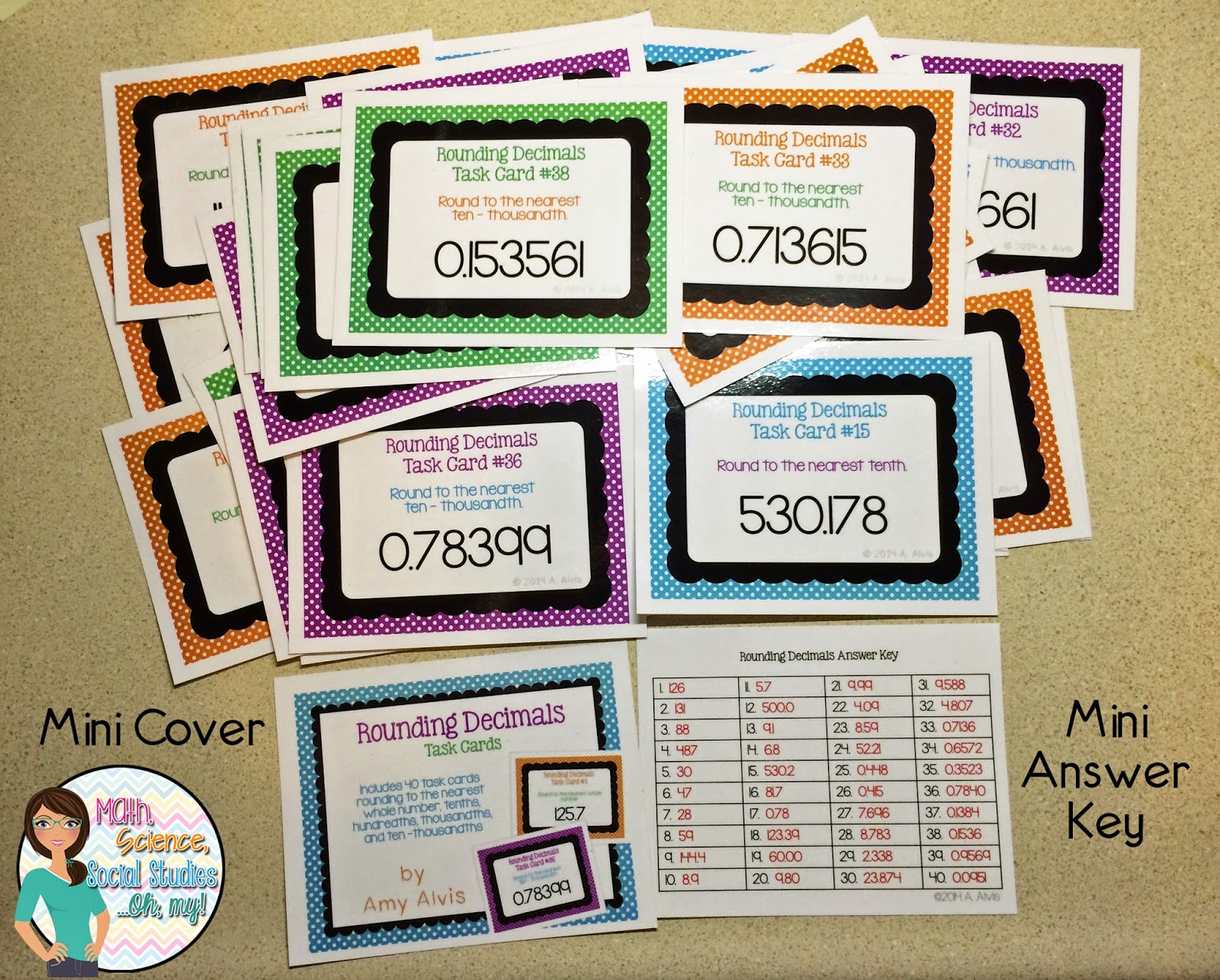 Math, Science, Social Studies......Oh, my! How To Make Task Cards
