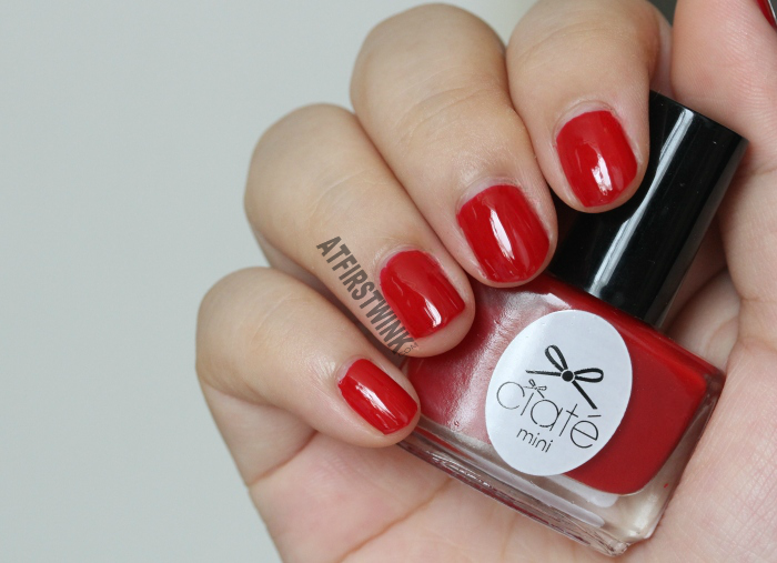 Ciaté mini nail polish PP017 - boudoir (beautiful deep red color)