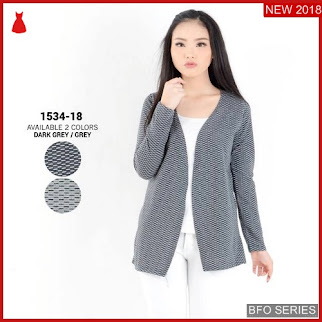 BFO184B40 BAJU Model CARDIGAN BLOUSE Jaman Now ATASAN BMGShop