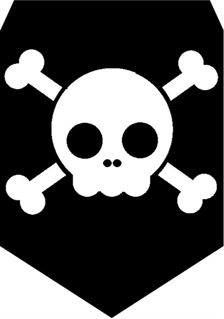 Chico Pirata: Mini Kit para Imprimir Gratis. Banderines para Cumpleaños de Chico Pirata para imprimir gratis.