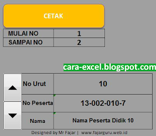 Cara Membuat SKHUN Sementara Excel