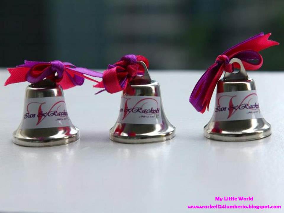 DIY Souvenirs Wedding Bells and Personalized Table Napkin My Little