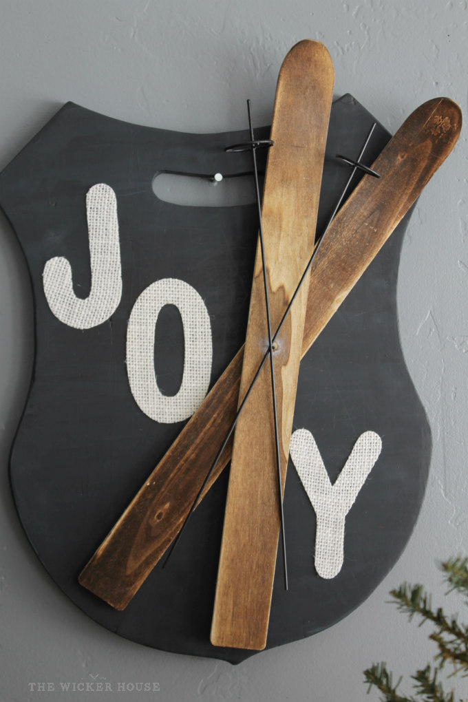 Joy Sign and a Lamp Makeover