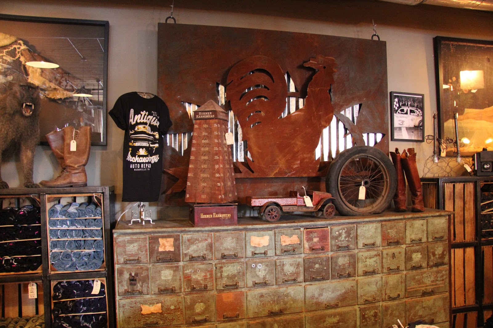 CHAD'S DRYGOODS CHAD'S STORE VISIT ANTIQUE ARCHAEOLOGY, NASHVILLE TN.