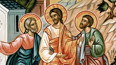 The Road to Emmaus Icon