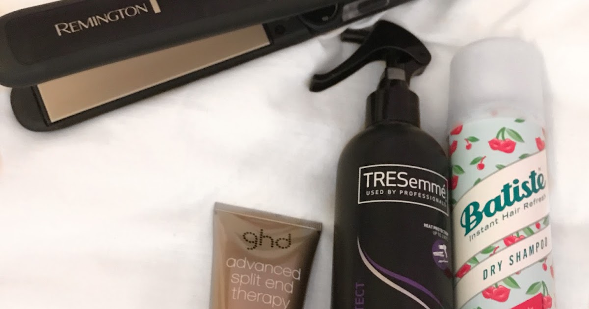 How I straighten my hair + my favourite dry shampoo