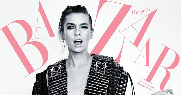 Stella Maxwell covers Harper's Bazaar Germany November 2017
