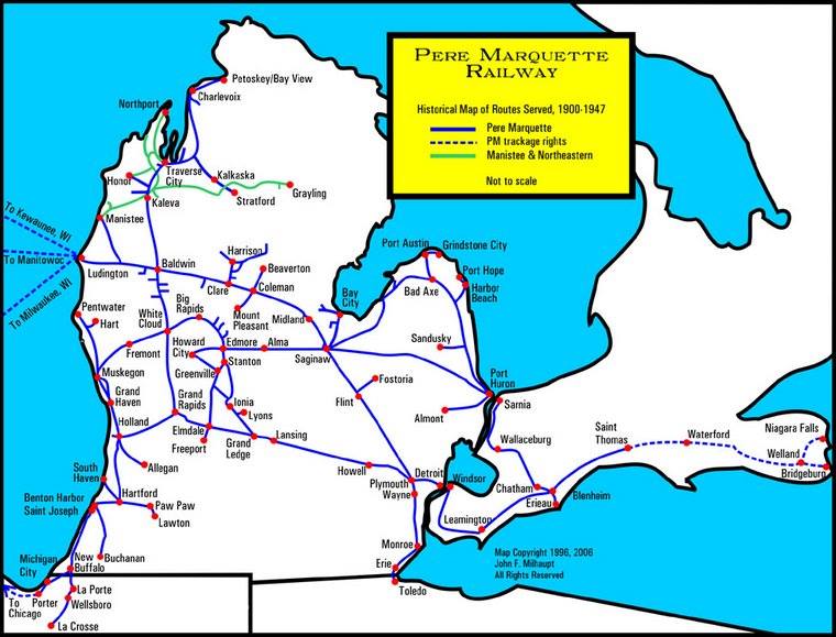 Industrial History PM Pere Marquette Railroad