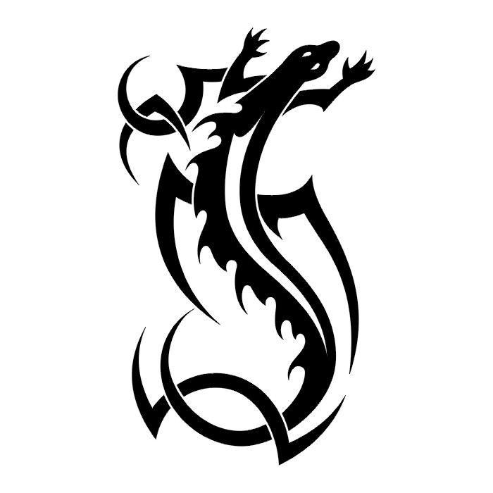 TATTOOS: Lizard Tattoo Stencils