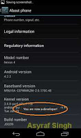 Enter USB Debugging Mode For Android Kitkat 4.2.x