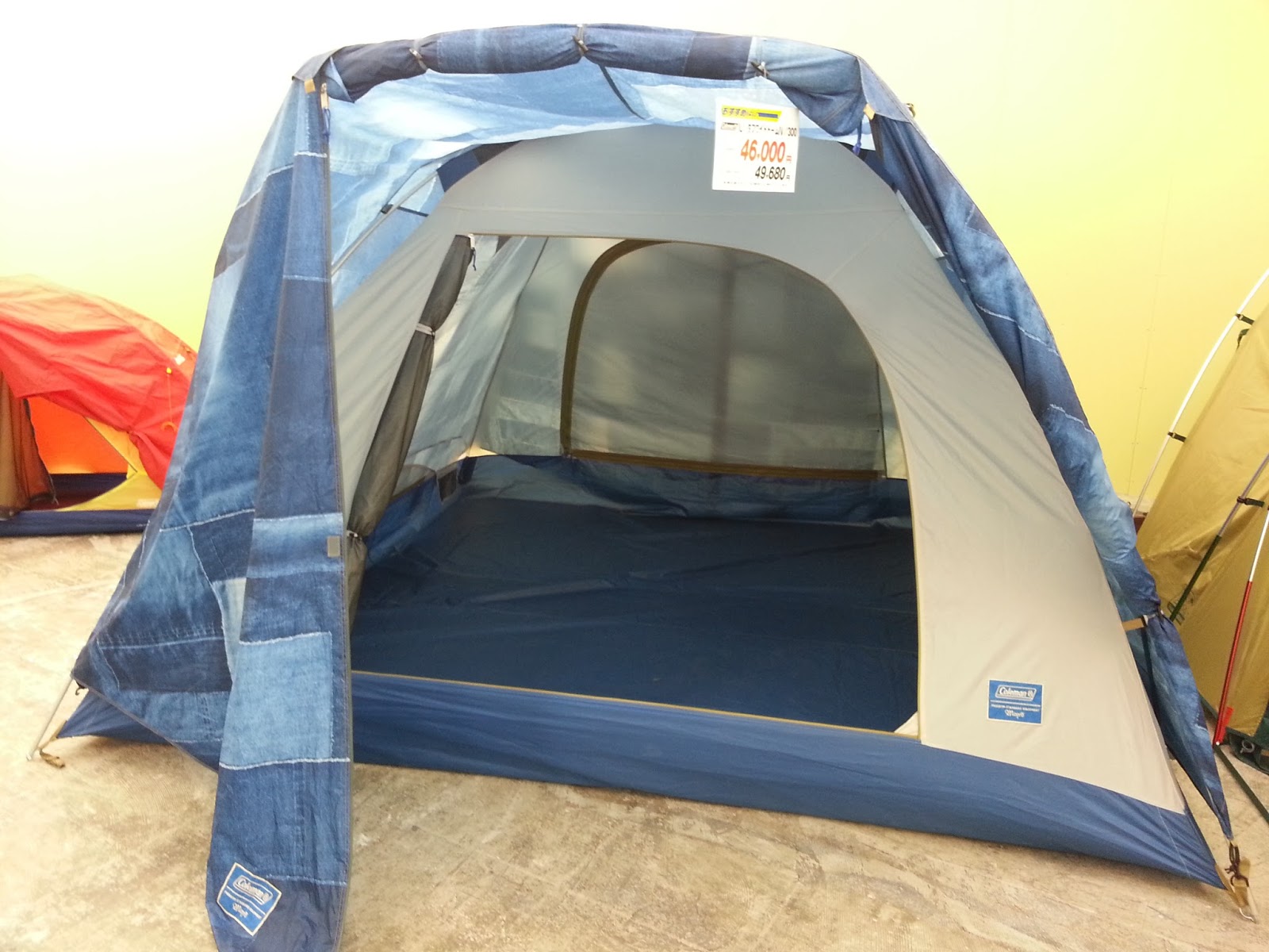 『tent』コールマンxモンロコラボレーベル ーILタフワイドドームⅣ/300ー monro INDIGO LABEL - camp side