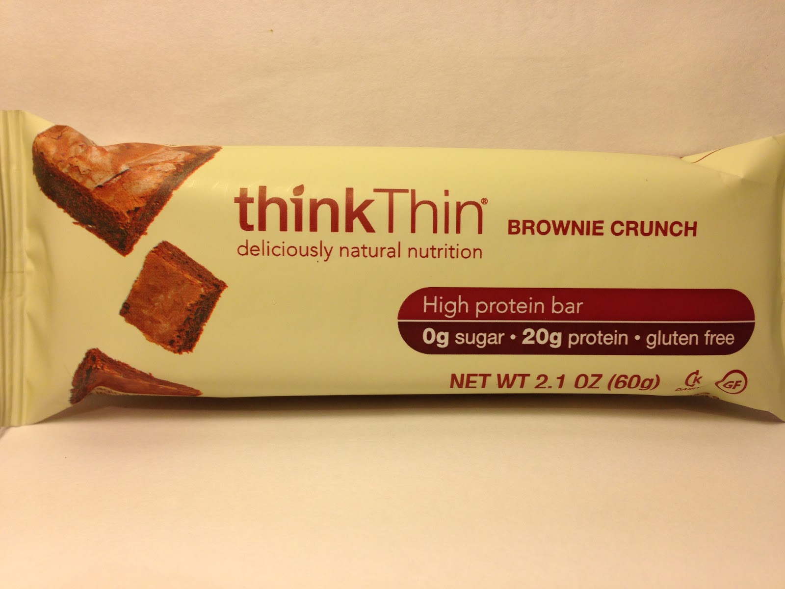 Crazy Food Dude Review thinkThin Brownie Crunch High Protein Bar