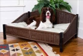Wicker Dog Bed