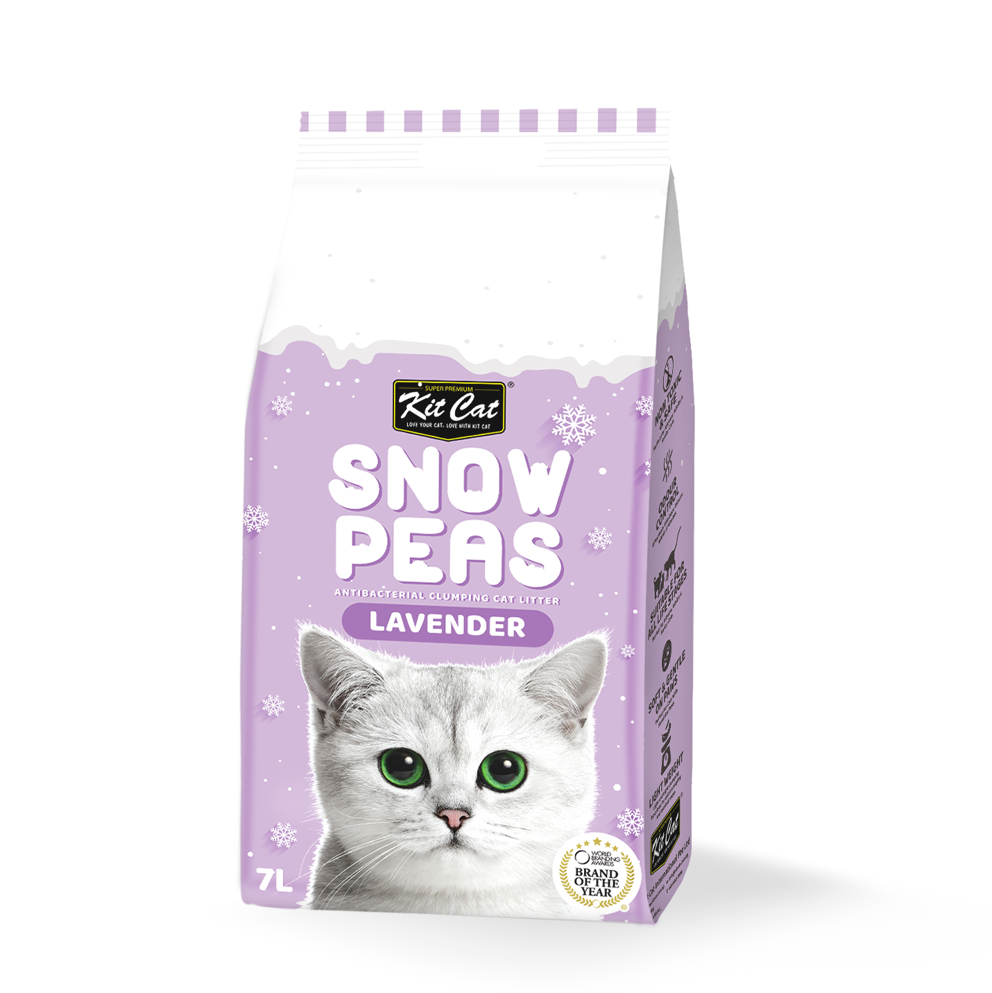 Kit Cat Snow Peas Cat Litter Packaging Of The World