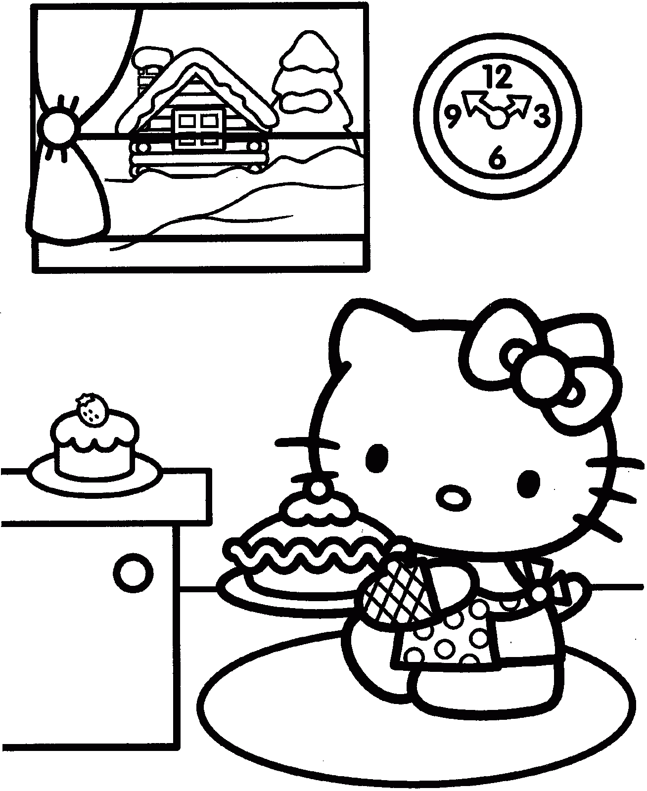 Download Top Hello Kitty Fall Coloring Pages Drawing - Free ...