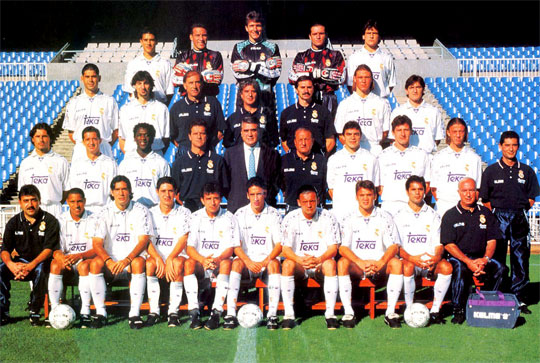 Historias del Real Madrid: LOS JUGADORES DE LA PLANTILLA 1996-97