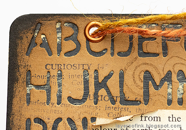 Layers of ink - Rosette Wall-hanger Tutorial by Anna-Karin Evaldsson
