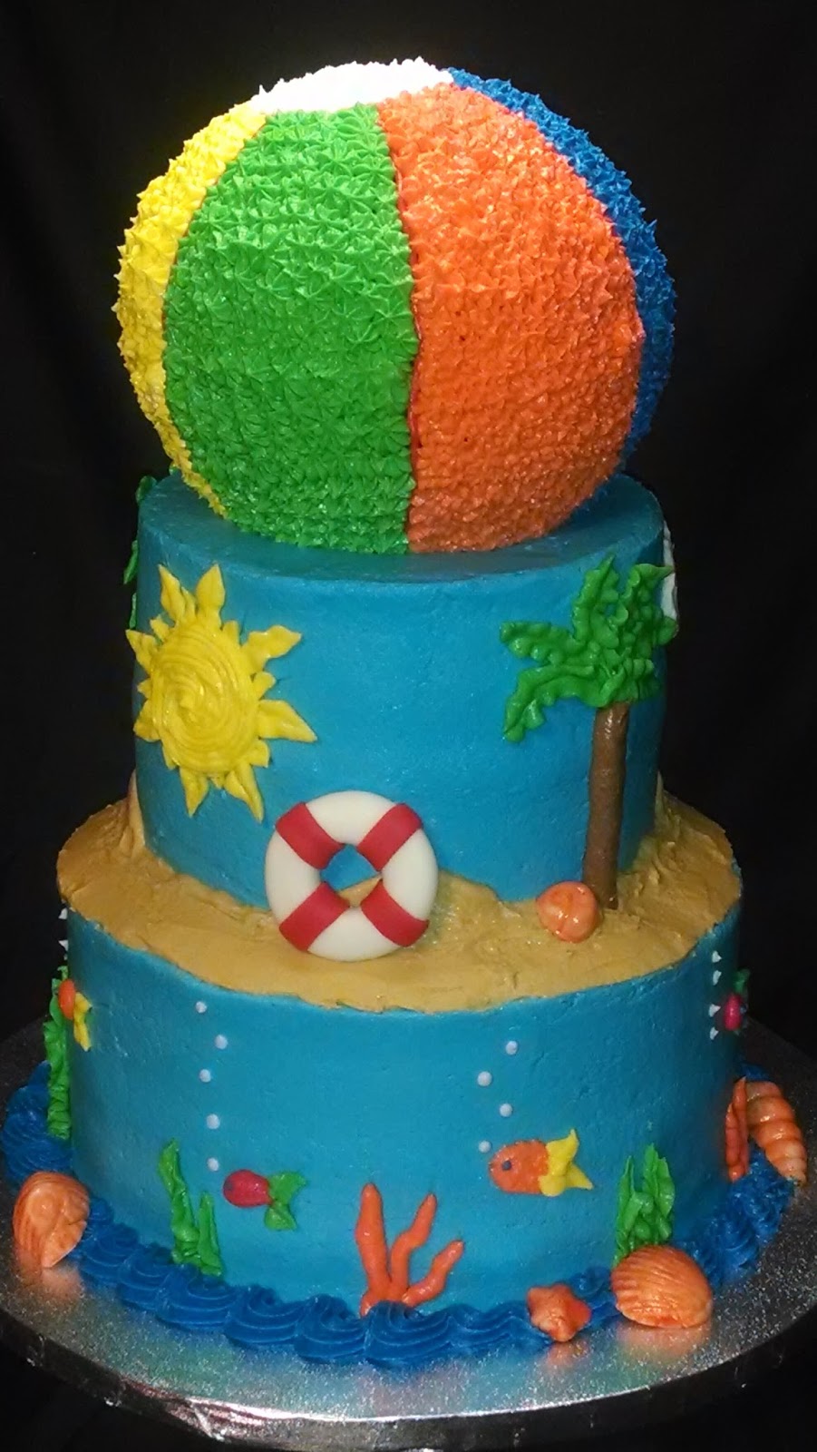 Cakes by Kristen H. Pool party cake