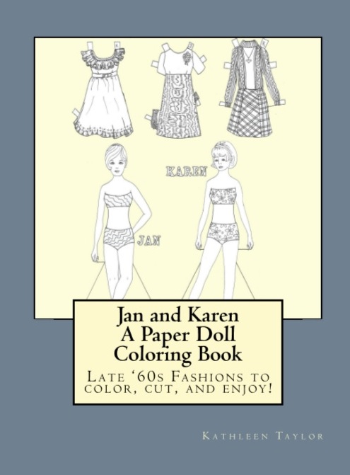 Jan and Karen- A Paper Doll Coloring Book