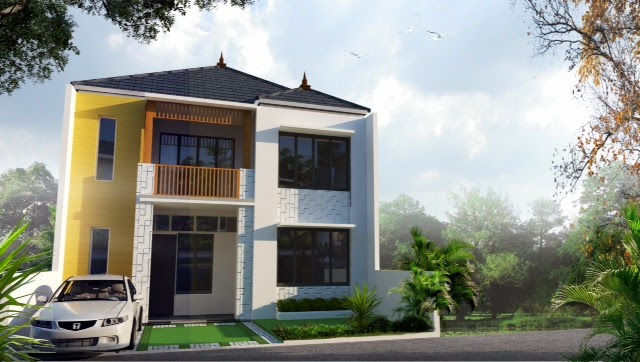 Jasa Desain Gambar Tampak Depan Rumah 2 Lantai Jasa Design Sketchup 3dmax Autocad 2d Photoshop