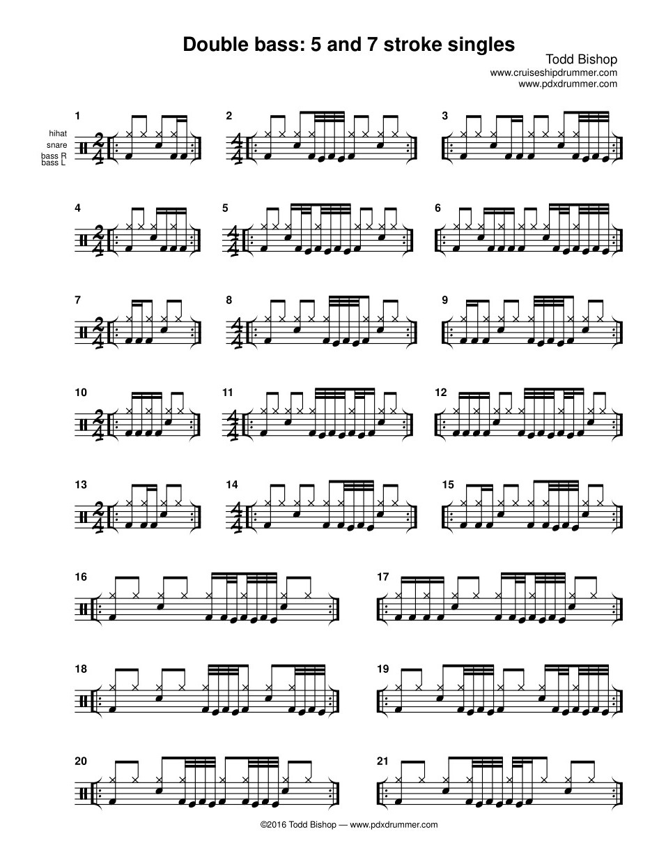 Double Bass Drum Workout Musica Arte, musica e cinema berjaya.edu.my