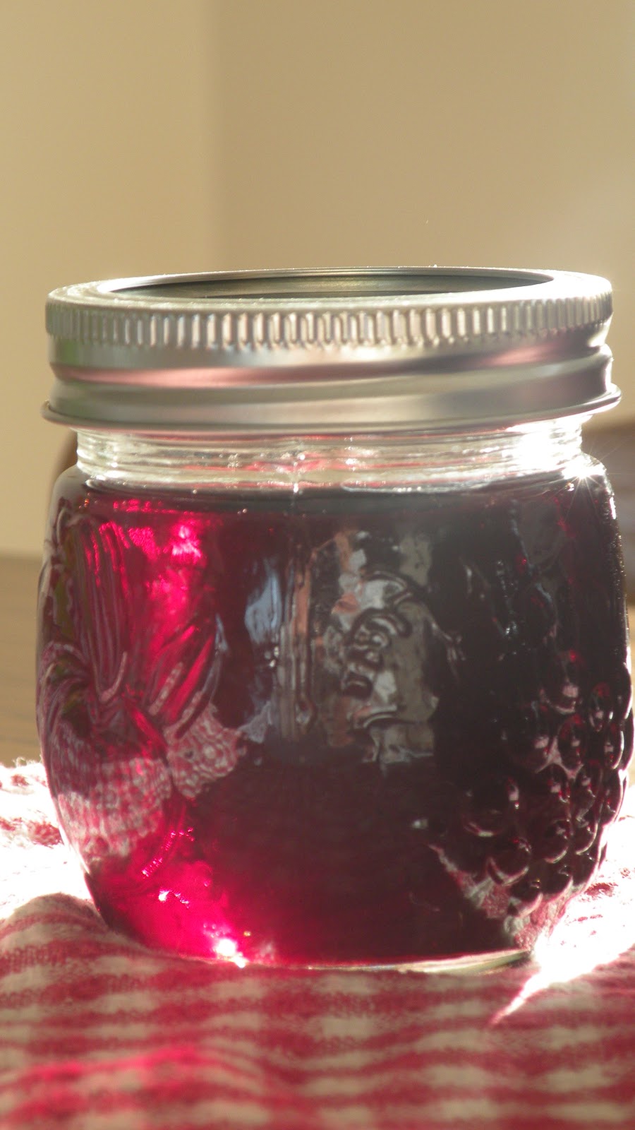 A Happy Bluebird Wine Jelly and Almonds