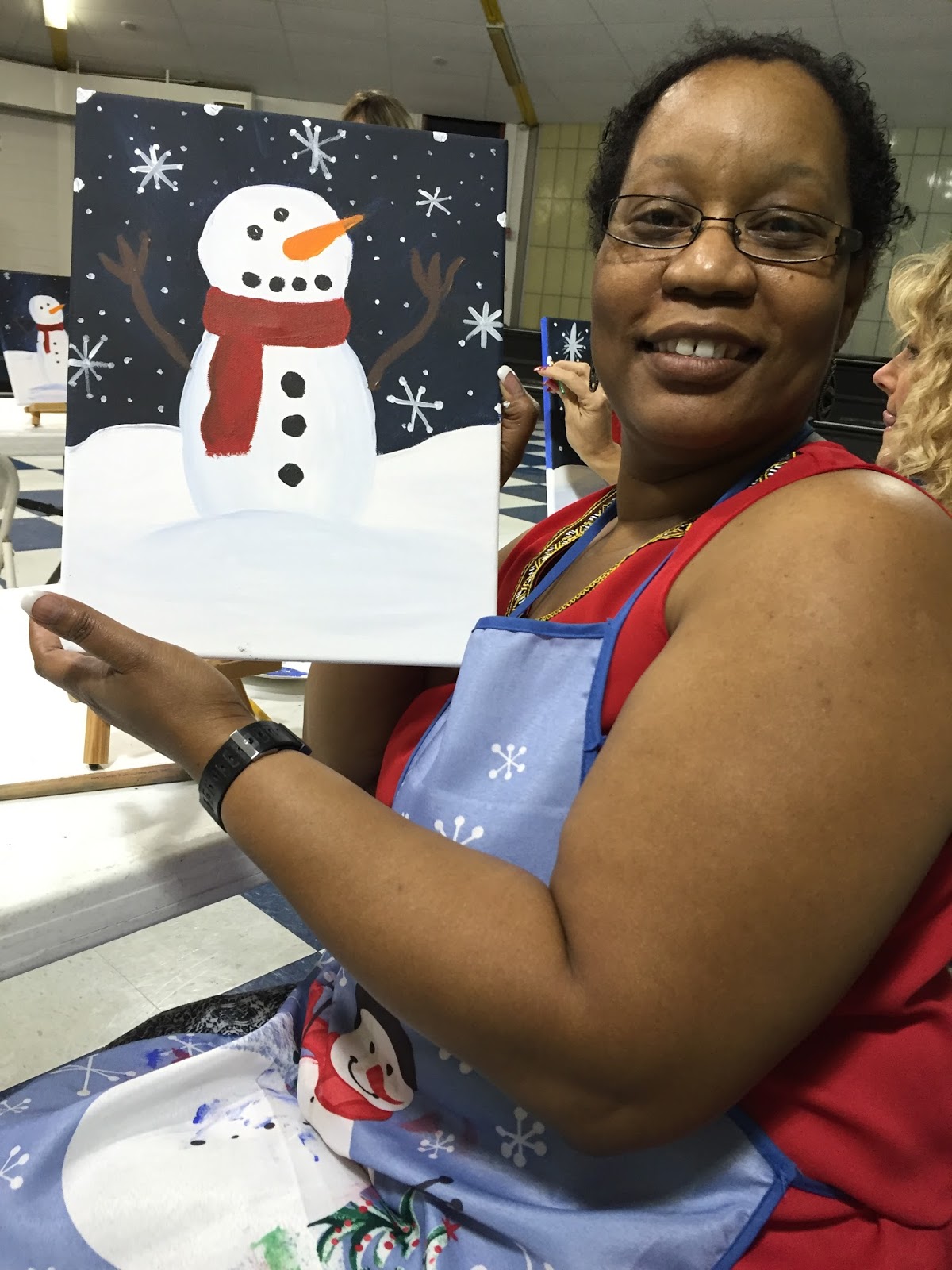 Elements of the Art Room Faculty Painting Night!