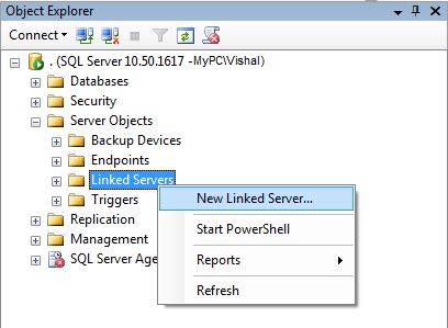 SQLCircuit: SQL Server: How to create a linked server pointing to a ...