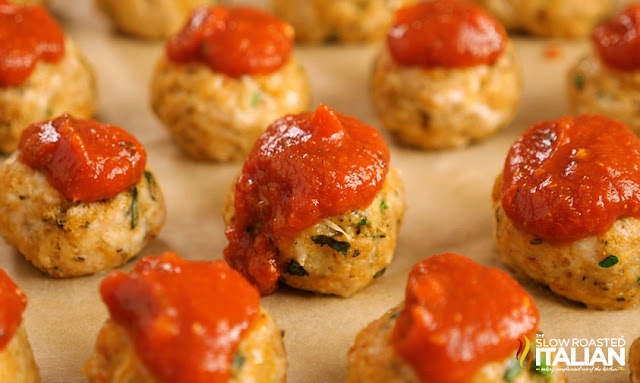 Chicken Parmesan Meatballs Chicken Parmesan Meatballs