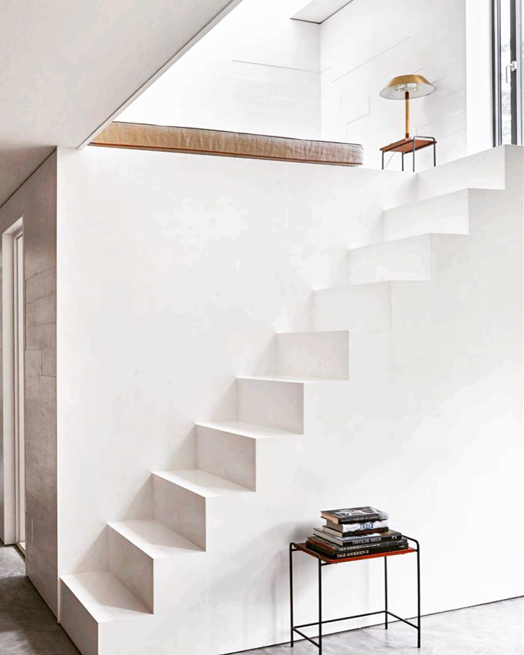 Built in staircase, styling by Pernille Vest