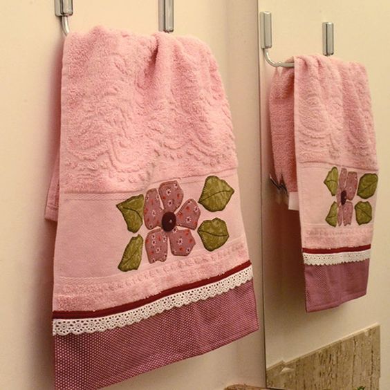 Respiración molécula Humano 13 Hermosas ideas para decorar toallas para el baño ~ lodijoella