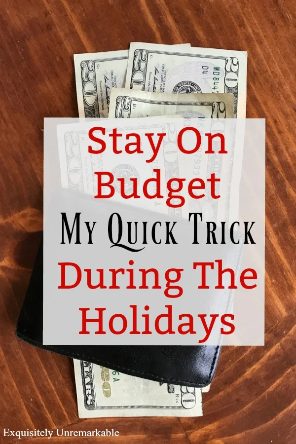 Stay On Budget With This Quick Trick During The Holidays